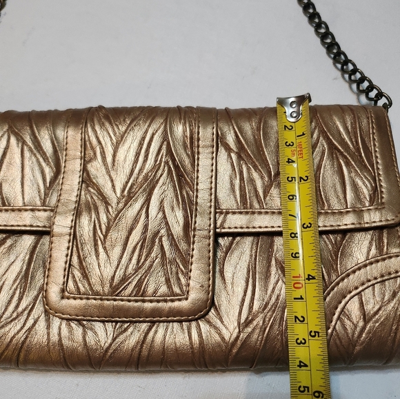 Vintage Jessica McClintock Dark Gold Shoulder Bag, EUC - Picture 11 of 14